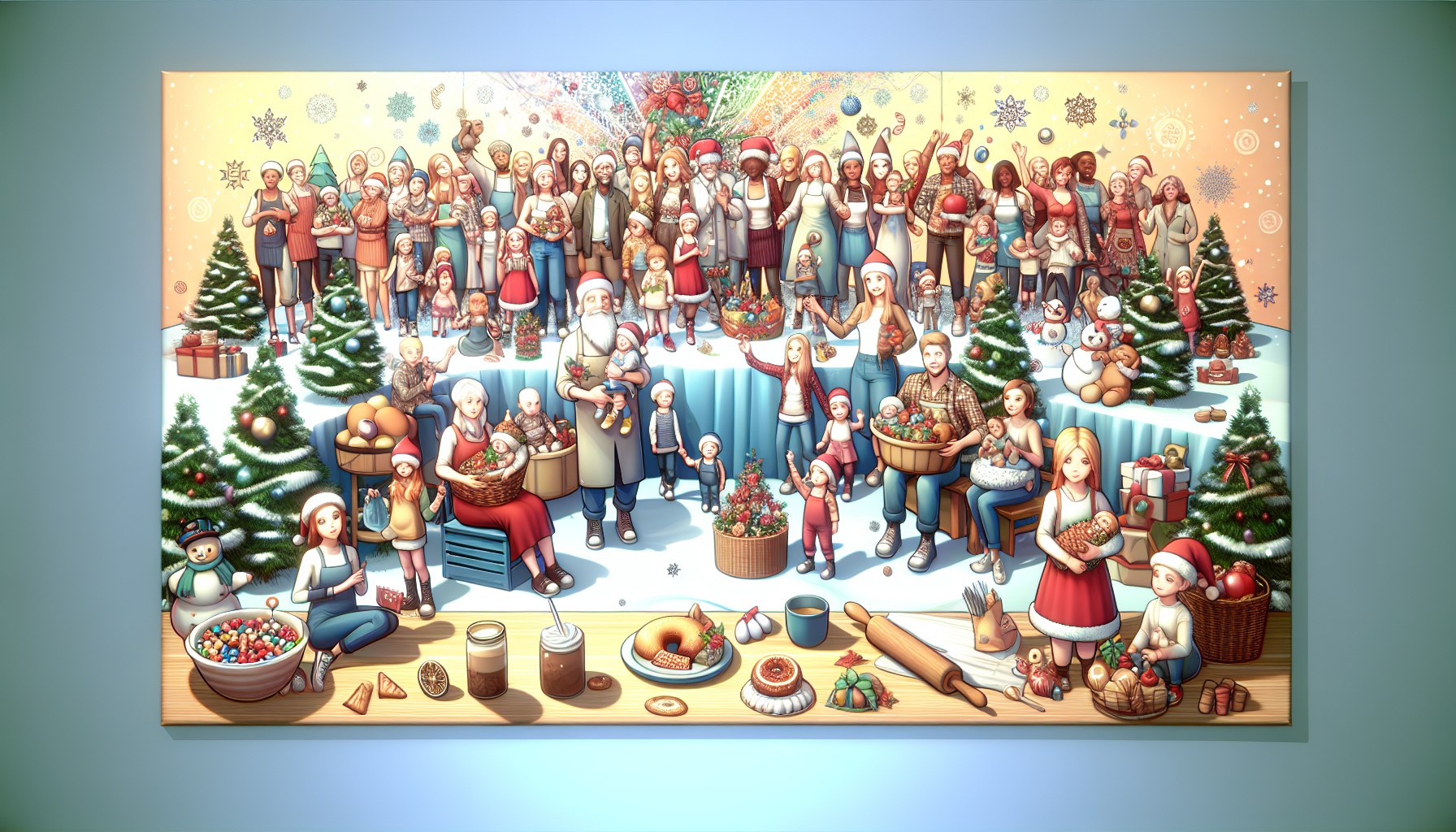 Handmade holiday ornaments and DIY holiday crafts